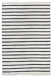 Alfombra de algodón - Helle (offwhite/negro)