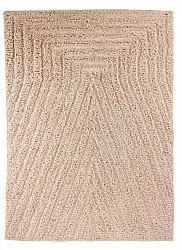Alfombras de pelo largo - Indra Natural Cotton Shaggy (beige)