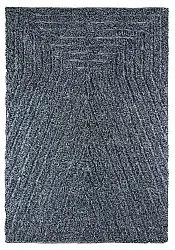 Alfombras de pelo largo - Kendra Natural Cotton Shaggy (gris/negro)