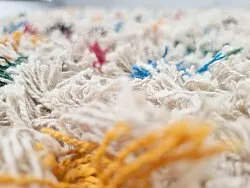 Alfombras de pelo largo - Litton Natural Cotton Shaggy (beige/multicolor)