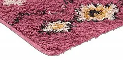 Alfombras de pelo largo - Nyle Natural Cotton Shaggy (rosa/multicolor)