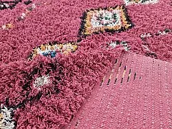 Alfombras de pelo largo - Nyle Natural Cotton Shaggy (rosa/multicolor)