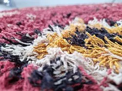 Alfombras de pelo largo - Nyle Natural Cotton Shaggy (rosa/multicolor)