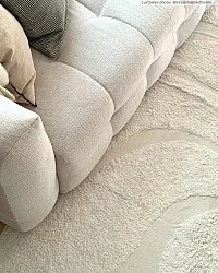 Alfombras de pelo largo - Bonnie Natural Cotton Shaggy (offwhite)