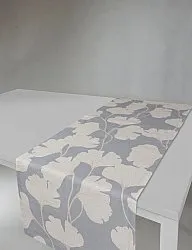 Cubremesas - Abril (gris/beige)