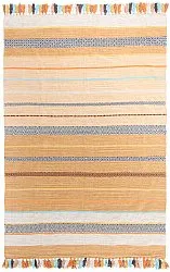 Alfombra de algodón - Bouira (naranja/multi)