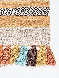 Alfombra de algodón - Bouira (naranja/multi)