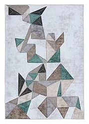 Alfombra Wilton - Feres (gris/beige/multicolor)