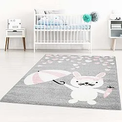 Alfombra infantil - Bubble Rain (gris)