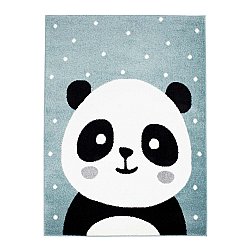 Alfombra para la habitación de los niños ALFOMBRA INFANTIL para niño niña Bubble Panda azul Panda