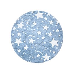 Alfombra infantil - Bueno Stars Rund (azul)