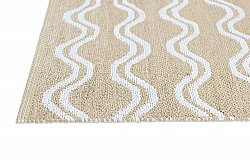 Alfombra de plástico - Camden (beige/blanco)