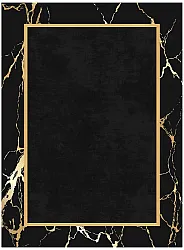Alfombra Wilton - Cerasia (negro/dorado)