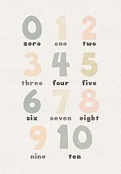 Alfombra infantil - Numbers (multi)