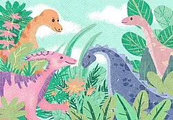 Alfombra infantil - Dino Friends (multi)