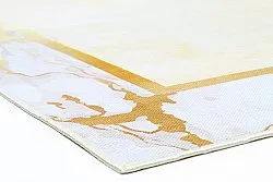 Alfombra Wilton - Cerasia (beige/blanco/dorado)