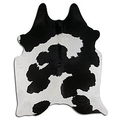 Piel de vaca - negro/blanco 138