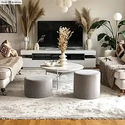 Alfombra Wilton - Art Silk (gris/beige)