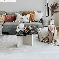 Alfombra Wilton - Art Silk (gris/beige)