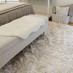Alfombras de pelo largo - Janjira (blanco)