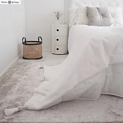Alfombra de Viscosa - Jodhpur Special Luxury Edition (gris claro/beige)