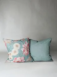Funda de almohada x 2 - Serena (turquesa/rosa)