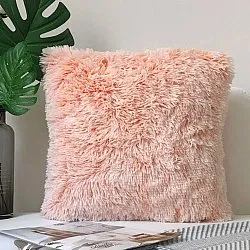 Funda de almohada - Fuzzy (salmón)