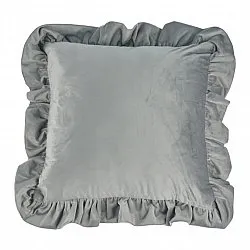 Funda de almohada - Ruffled (gris)