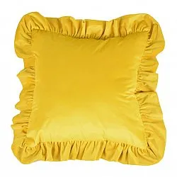 Funda de almohada - Ruffled (amarillo)