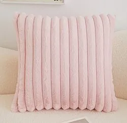 Funda de almohada - Soft stripes (rosa)