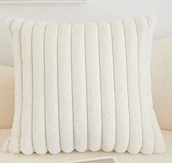 Funda de almohada - Soft stripes (blanco)