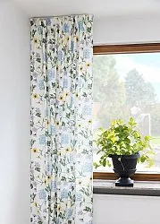 Cortinas - Cortina de algodón Dahlia (azul)