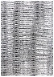 Alfombra de Lana - Delly (negro/blanco)