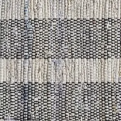 Alfombra vaquera - Ally (negro/blanco roto)