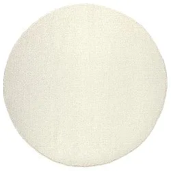 Alfombras redondeadas - Dhurry (blanco)