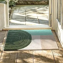 Felpudo - Anila (verde/multicolor)