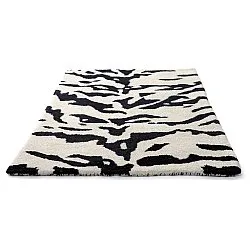 Felpudo - Zebra Tufted Wool Premium (blanco/negro)