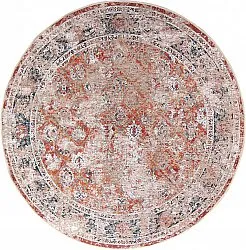 Alfombras redondeadas - Douz (rosa/multi)