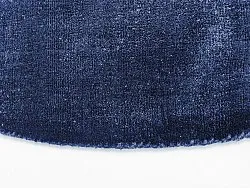 Alfombras redondeadas - Recycled PET with viscose look (navy)