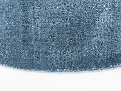 Alfombras redondeadas - Recycled PET with viscose look (azul)