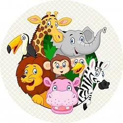Alfombra infantil - Exotic Animals (multi)