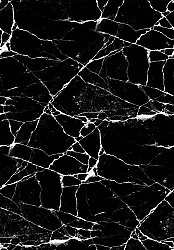 Alfombra Wilton - Vieste (negro/blanco)
