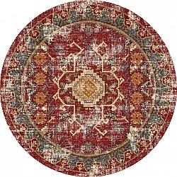 Alfombras redondeadas - Idri (rojo/multi)