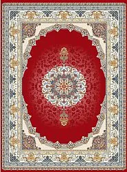 Alfombra Wilton - Lukla (rojo)