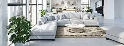 Alfombra Wilton - Marand (gris/beige)
