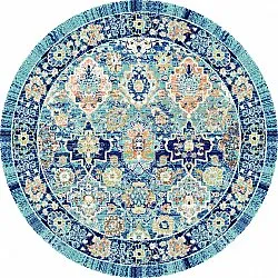 Alfombras redondeadas - Fernana (azul/multi)