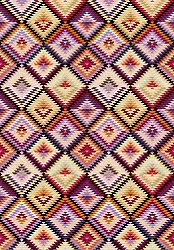 Alfombra Wilton - Deia (rosa/multi)