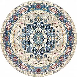 Alfombras redondeadas - Siliana (azul)