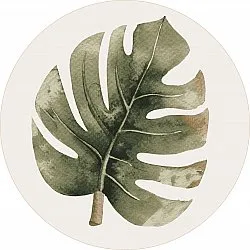 Alfombras redondeadas - Falling Leaves (verde)