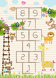 Alfombra infantil - Counting Animals (multi)